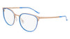 Pure P5017 Eyeglasses / Matte Rose Gold / Blue