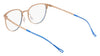 Pure P5017 Eyeglasses / Matte Gold / White