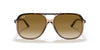 Ray-Ban BILL RB2198F Sunglasses | Size 60 / Havana On Transparent Brown / Light Brown Gradient (2N 30.5%)