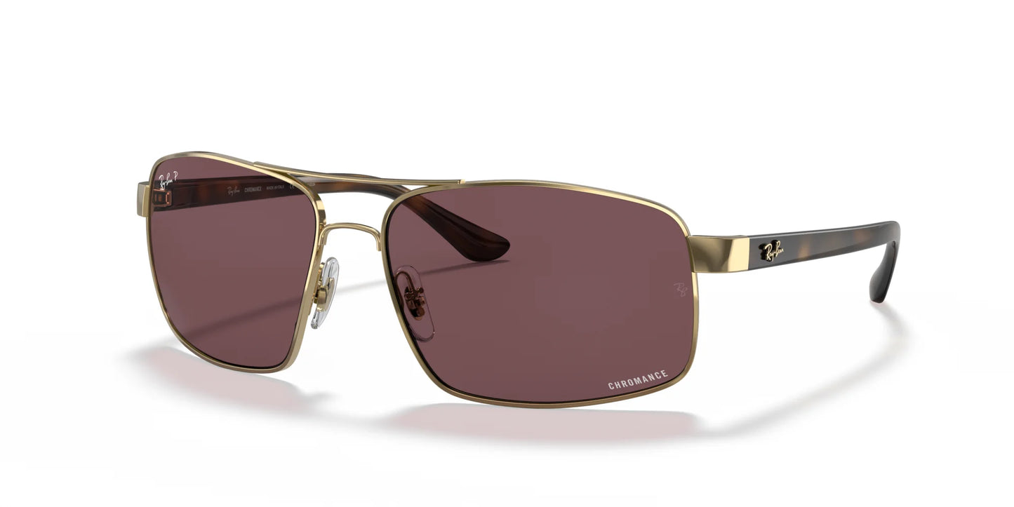 Ray-Ban RB3604CH Sunglasses Gold / Violet