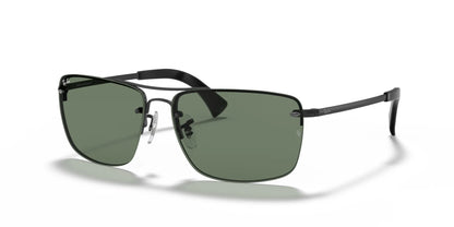 Ray-Ban RB3607 Sunglasses Black / Dark Green