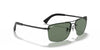 Ray-Ban RB3607 Sunglasses | Size 61 / Black №002/71 / Dark Green (3N 14.0%)