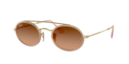 Ray-Ban RB3847N Sunglasses Gold / Pink / Brown Gradient