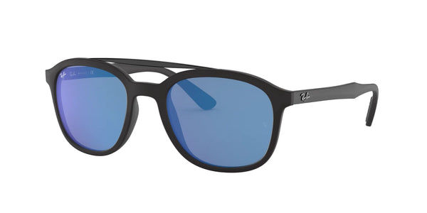 Ray-Ban RB4290 Sunglasses | Size 53 / Black №601S55 / Blue Mirror Blue (3N 14%)