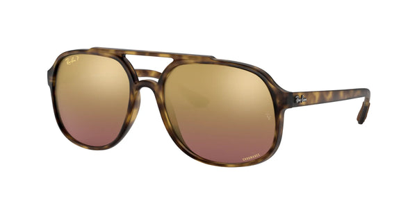 Ray-Ban RB4312CH Sunglasses | Size 57 / Havana №894/6B / Purple (3P 12.1%)