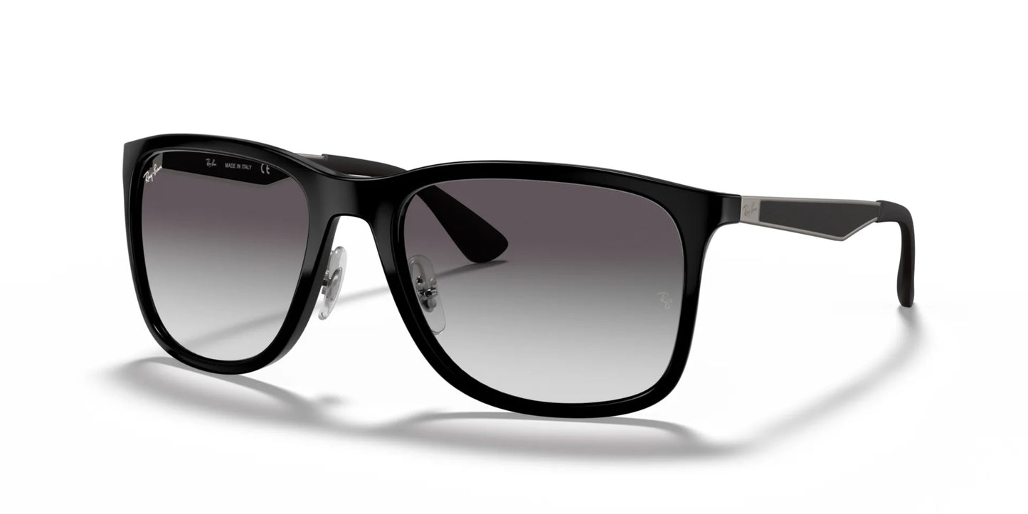 Ray-Ban RB4313 Sunglasses Black / Light Grey Gradient Dark Grey
