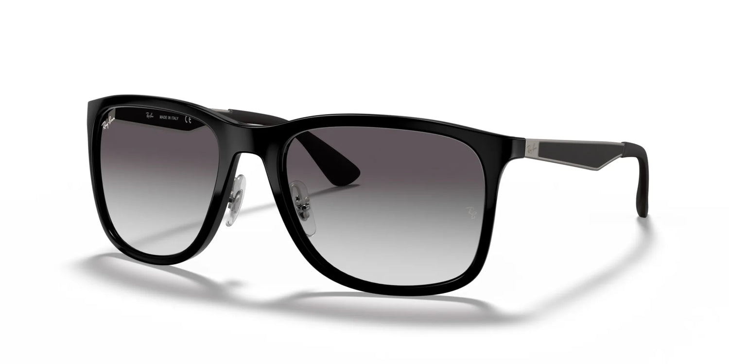 Ray-Ban RB4313 Sunglasses Black / Light Grey Gradient Dark Grey