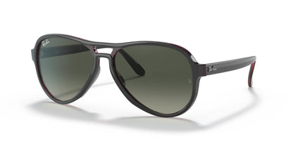 Ray-Ban VAGABOND RB4355 Sunglasses Transparent Grey / Grey Gradient