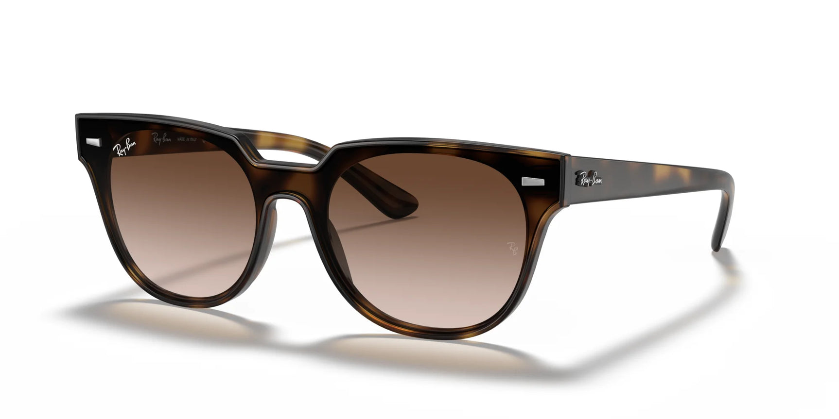 Ray-Ban BLAZE METEOR RB4368N Sunglasses Light Havana / Brown Gradient Dark Brown