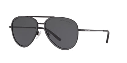 Ralph Lauren RL7064 Sunglasses Shiny Black / Dark Grey