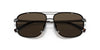 Ralph Lauren RL7071 Sunglasses | Size 61 / Shiny Dark Gunmetal / Brown (3N 14.5%)