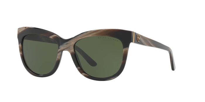 Ralph Lauren RL8158 Sunglasses | Size 54 / Brown Horn / Dark Green (3N 9.4%)