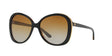 Ralph Lauren RL8166 Sunglasses Shiny Black On Jerry Havana / Polar Gradient Brown