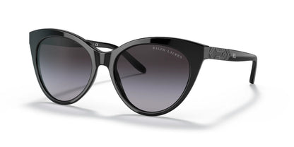 Ralph Lauren RL8195B Sunglasses Shiny Black / Gradient Grey