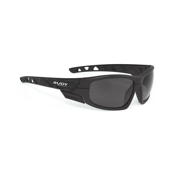 Rudy Project Airgrip Sunglasses | Size 62 / Black Matte / Polar 3FX Grey Laser VLT 10.8%