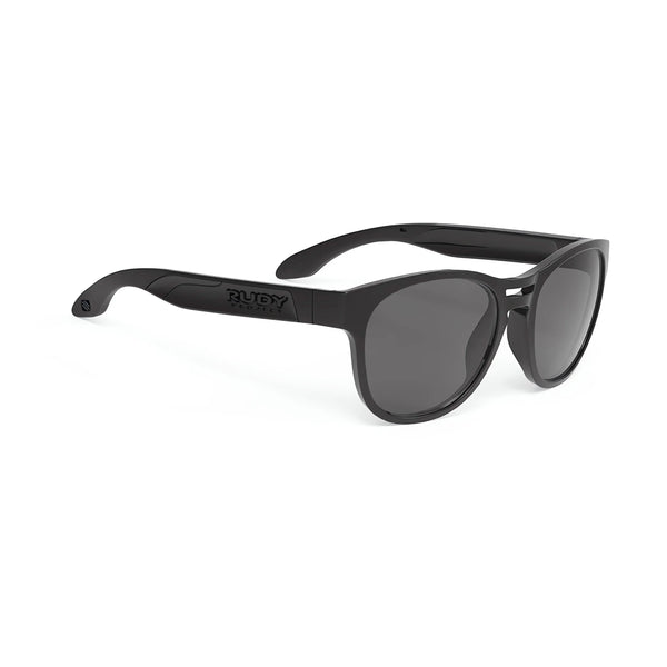 Rudy Project Spinair 56 Sunglasses | Size 54 / Black Gloss / Smoke Black VLT 11.0%