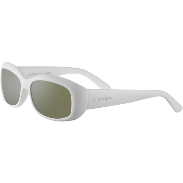 Serengeti BIANCA Sunglasses / Matte White / Mineral Polarized 555nm Cat 3 to 3