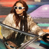 Serengeti BIANCA Sunglasses / Matte White / Mineral Polarized 555nm Cat 3 to 3