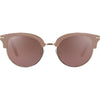 Serengeti LELA Sunglasses / Shiny Rose Shiny Gold / Mineral Polarized Drivers Gradient Cat 2 to 3