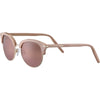 Serengeti LELA Sunglasses / Shiny Rose Shiny Gold / Mineral Polarized Drivers Gradient Cat 2 to 3