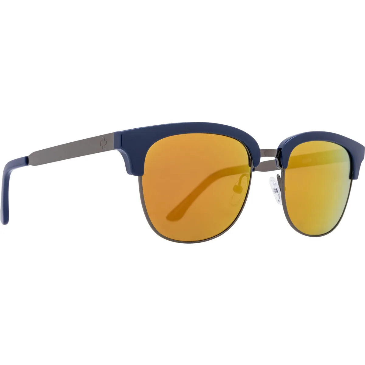 SPY Stout Sunglasses Navy Gunmetal / Gray Gold Mirror