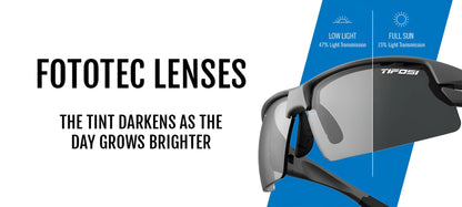 Tifosi Optics Crit Reader Sunglasses Blackout Fototec Reader +2.5