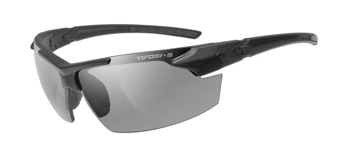 Tifosi Optics Jet FC Tactical Sunglasses Matte Black / Smoke Shatterproof ANSI Z87.1