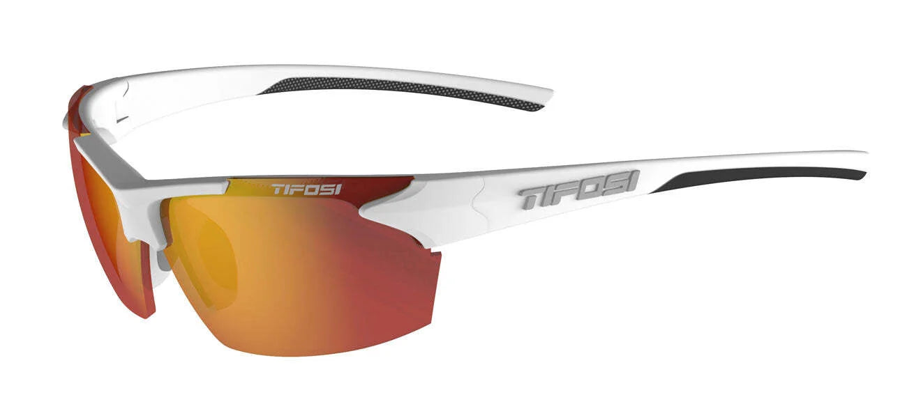 Tifosi Optics Jet Sunglasses Matte White Red