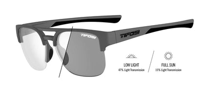 Tifosi Optics Salvo Sunglasses Matte Gunmetal Fototec