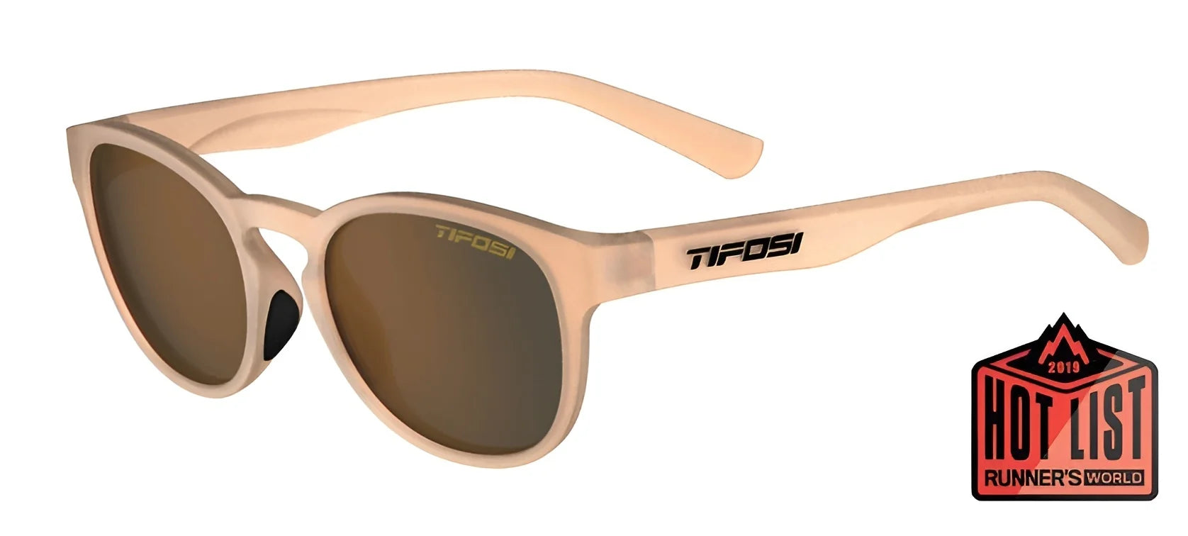 Tifosi Optics Svago Sunglasses Satin Crystal Brown