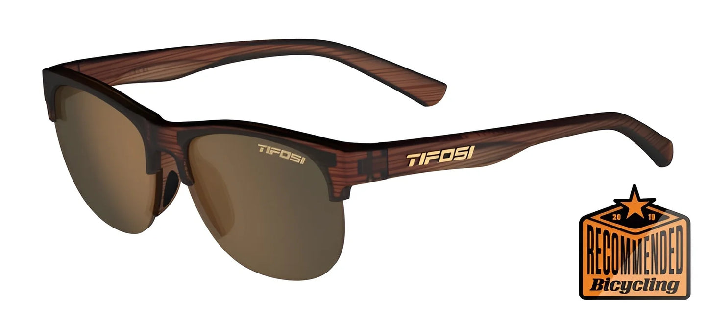 Tifosi Optics Swank Sunglasses Woodgrain Polarized