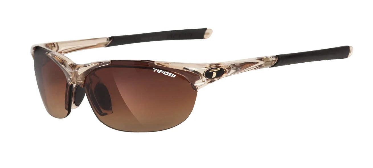 Tifosi Optics Wisp Sunglasses Crystal Brown Interchange