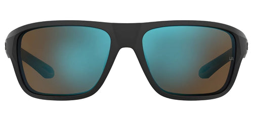 Under Armour 0004 Sunglasses / Size 65 / Matte Blackblue / Blue Multilayer Oleophobic