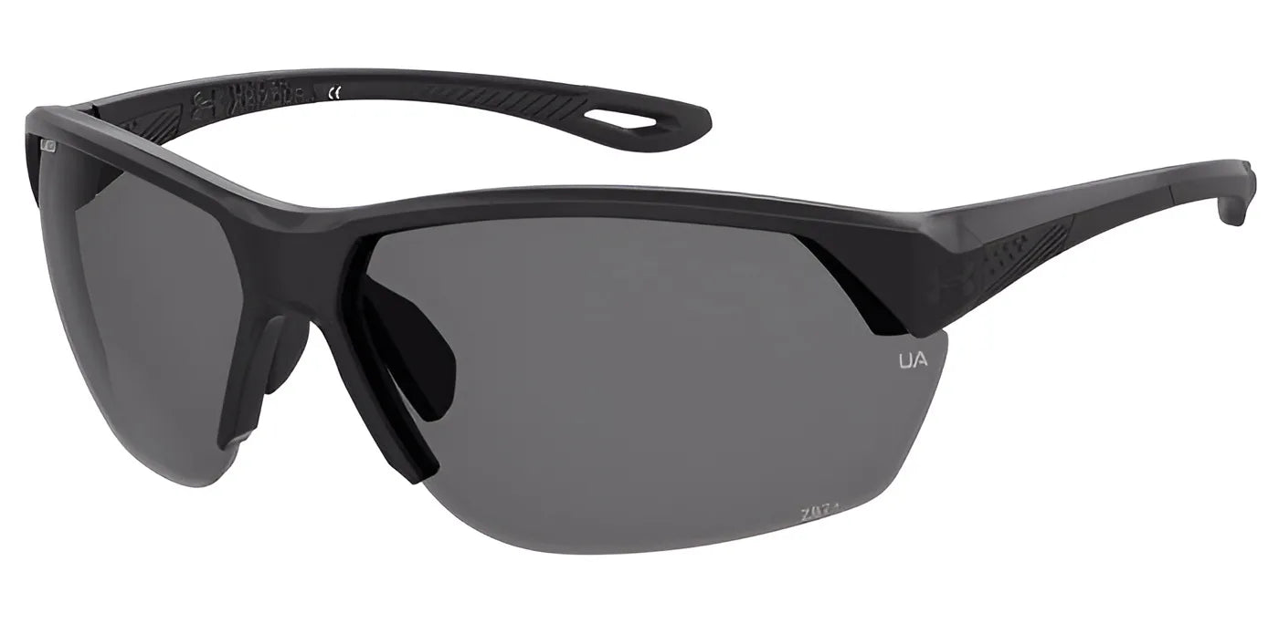 Under Armour COMPETE Sunglasses Black / Grey Polarized  Oleophobic
