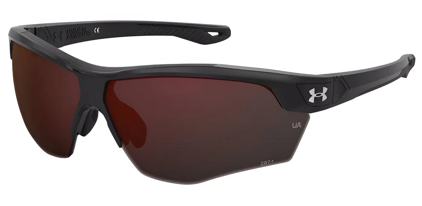 Under Armour YARD DUAL Sunglasses Blackpall / Red Multilayer Oleophobic
