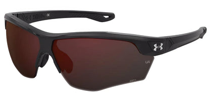 Under Armour YARD DUAL Sunglasses Blackpall / Red Multilayer Oleophobic