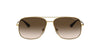 Vogue VO4161S Sunglasses | Size 58 / Gold №280/13 / Brown Gradient (3N 16%)