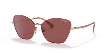 Vogue VO4197S Sunglasses Top Pink / Gold Pink / Dark Violet