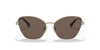 Vogue VO4197S Sunglasses | Size 58 / Pale Gold / Dark Brown (3N 9%)