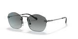 Vogue VO4216S Sunglasses Silver Antique / Grey Gradient