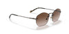 Vogue VO4216S Sunglasses | Size 51 / Brushed Gold / Dark Brown (3N 14.5%)