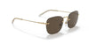 Vogue VO4217S Sunglasses | Size 52 / Brushed Gold / Dark Brown (3N 14.5%)