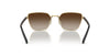 Vogue VO4245S Sunglasses | Size 53 / Gold / Brown Gradient (3N 16%)