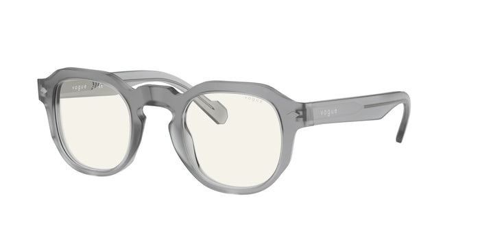 Vogue VO5330S Eyeglasses | Size 48 / Transparent Grey / Clear & Ar (0N 92%)