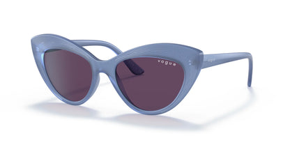 Vogue VO5377S Sunglasses Opal Light Blue / Dark Violet