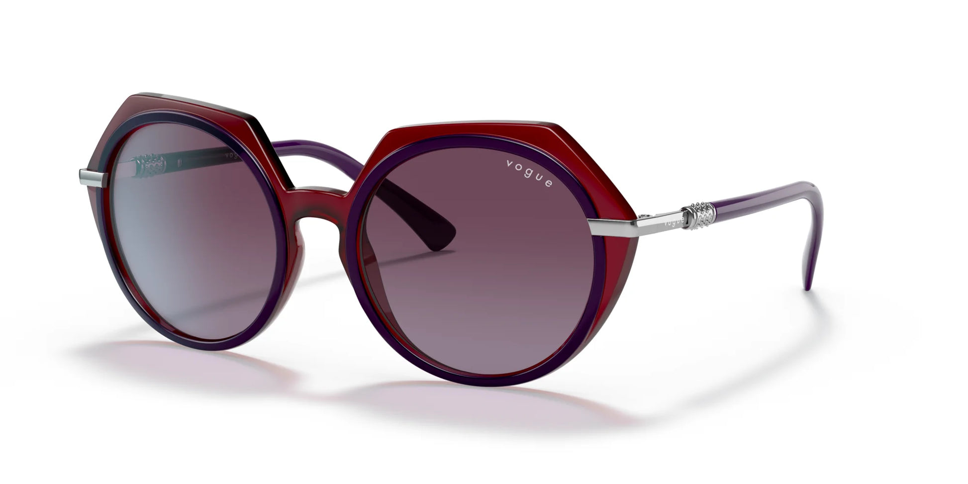 Vogue VO5384SB Sunglasses Top Violet / Bordeaux / Violet Gradient