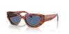 Vogue VO5438S Sunglasses | Size 52 / Yellow Havana / Dark Blue (3N 15.2%)