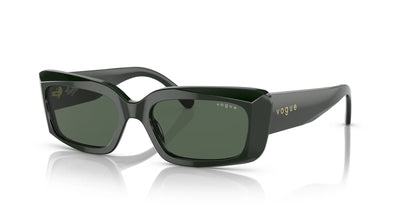 Vogue VO5440S Sunglasses Dark Green / Dark Green