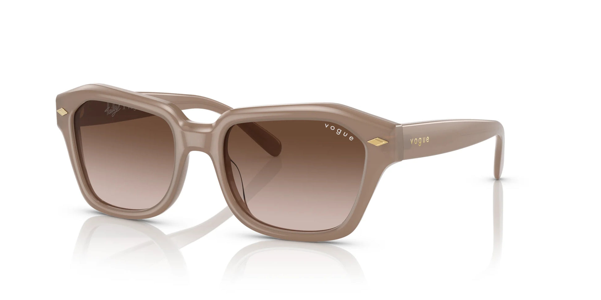 Vogue VO5444S Sunglasses Opal Sand / Brown Gradient