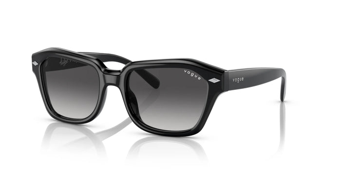 Vogue VO5444S Sunglasses / Black / Grey Gradient (3N 13.2%) / Size 52